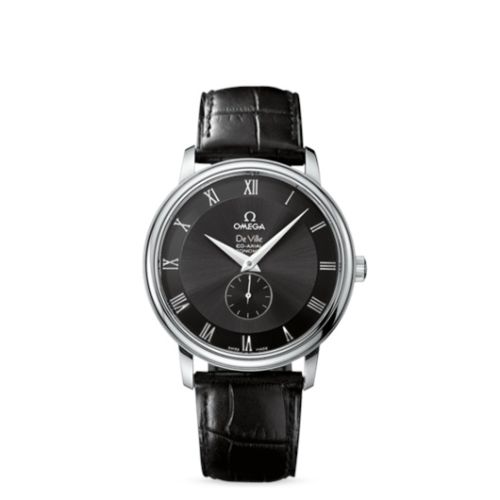 Omega De Ville Prestige Co-Axial 39 Small Seconds Stainless Steel / Black